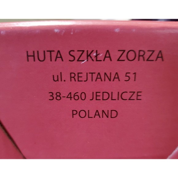 Zorza Polish Mouth Blown Artisan Glass Ornament Decorator Ball Multicolor - Picture 2 of 7